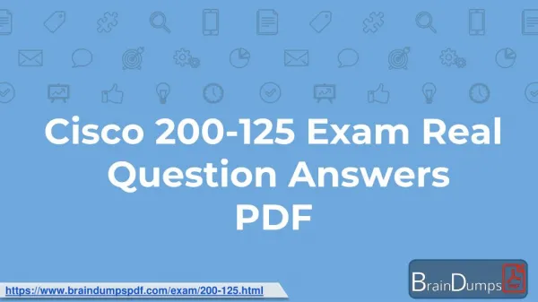 Cisco CCNA 200-125 Dumps With Actual Exam Questions