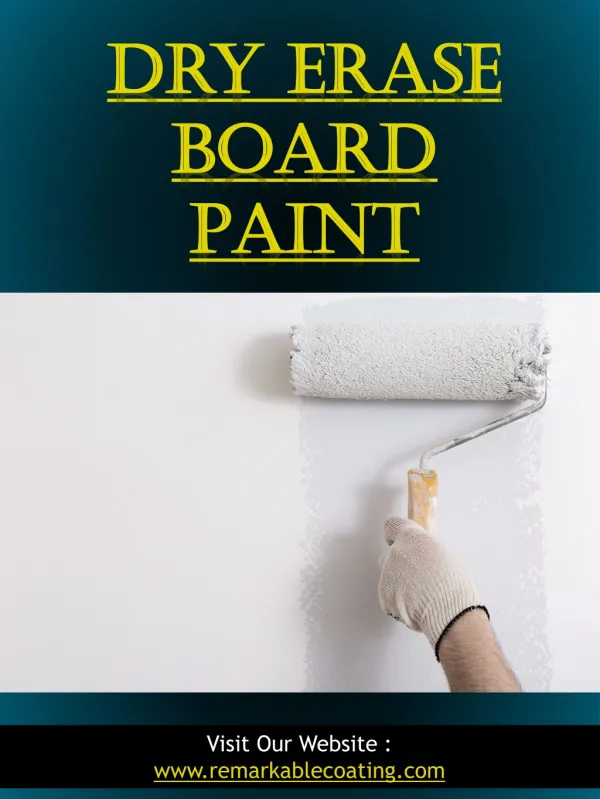 Dry Erase Board Paint