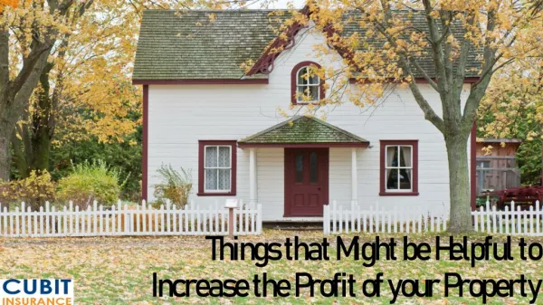 Things that Might be Helpful to Increase the Profit of your Property
