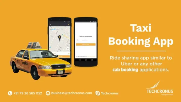 Ride sharing app like Uber (Taxi Booking App)