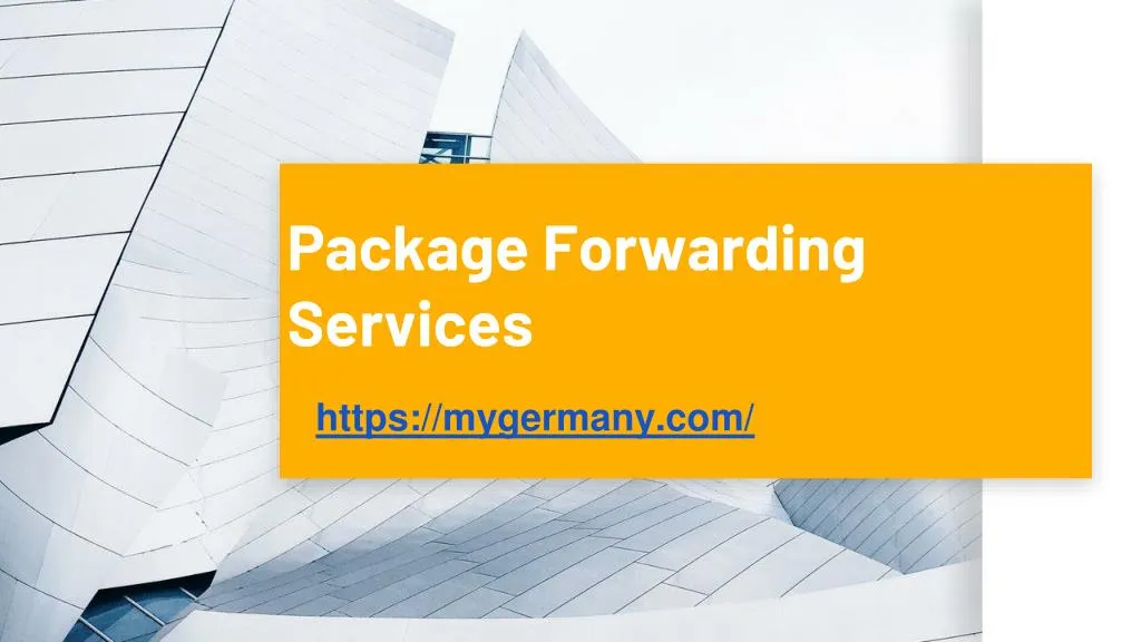 package forwarding services