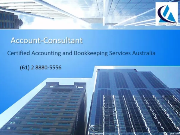 Certified Accounting & Bookkeeping Services in Australia & New Zealand