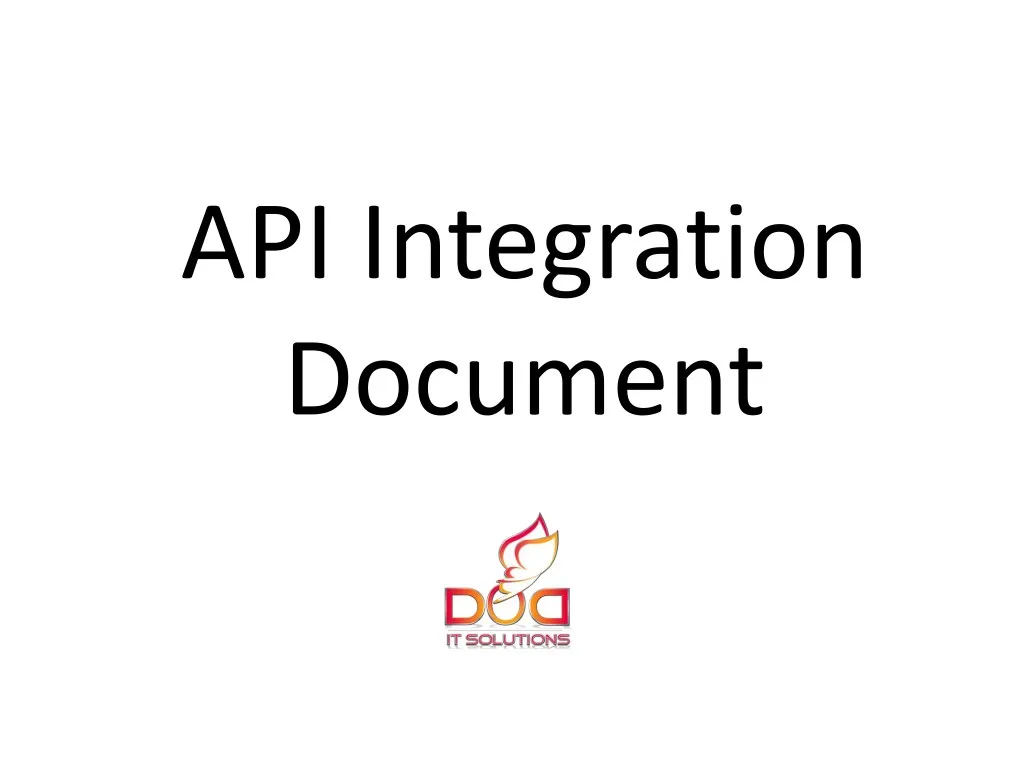 api integration document