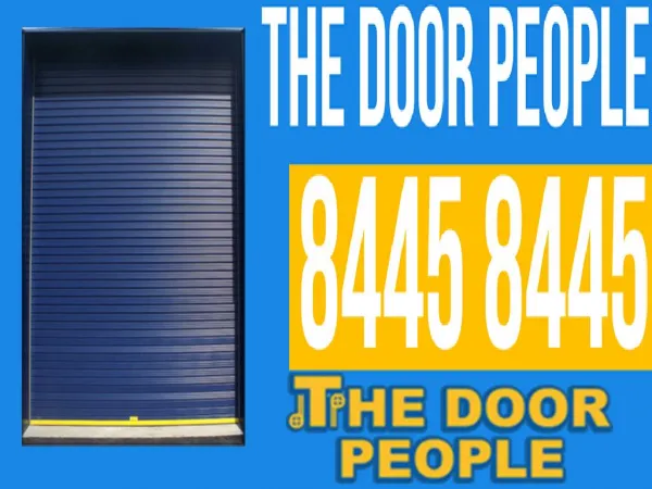 Industrial Doors Manufacture Adelaide- The Door People