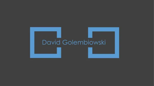 David Golembiowski - Former U.S. Customs Senior Inspector From New York