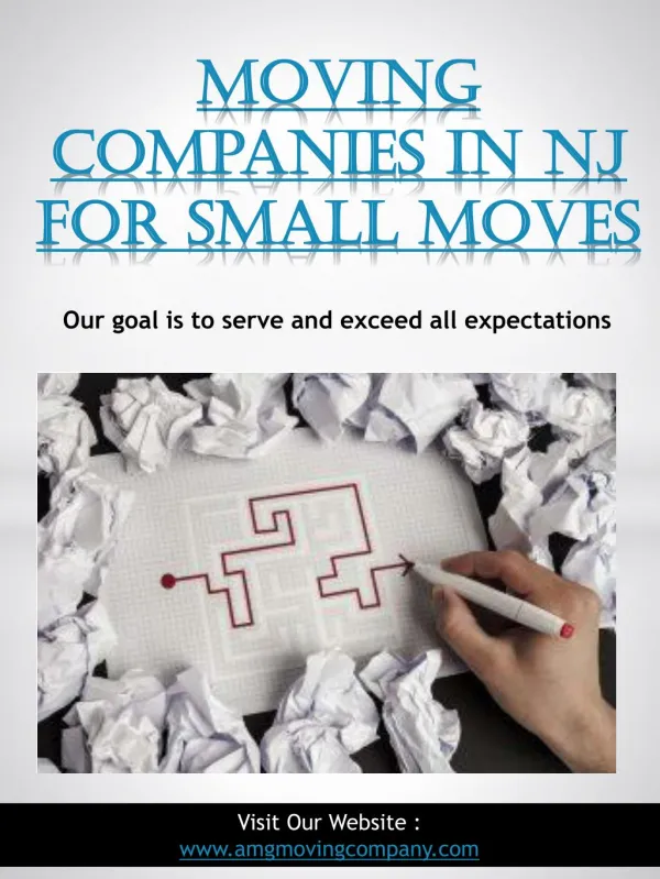 Moving companies in nj for small moves