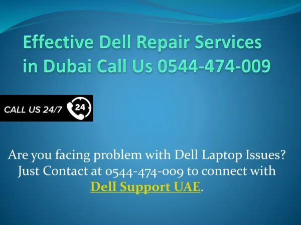 Effective Dell Repair Services in Dubai