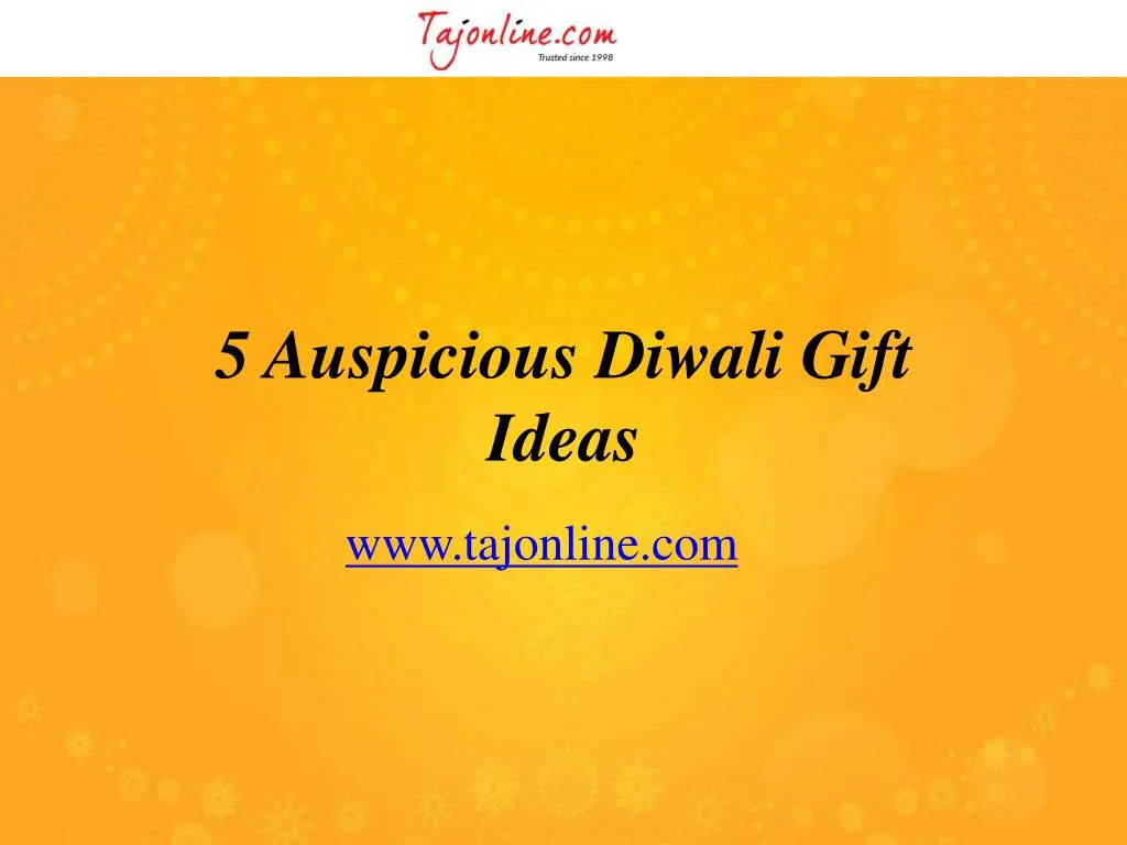 5 auspicious diwali gift ideas