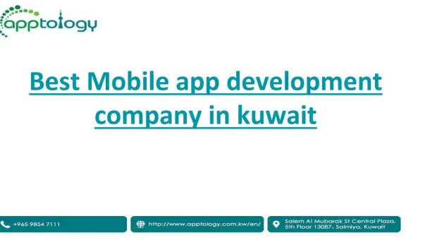 Mobile Application Development Companies in Kuwait