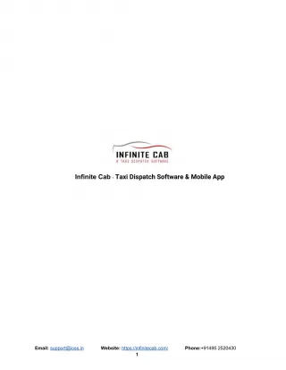INFINITE CAB - slide 1