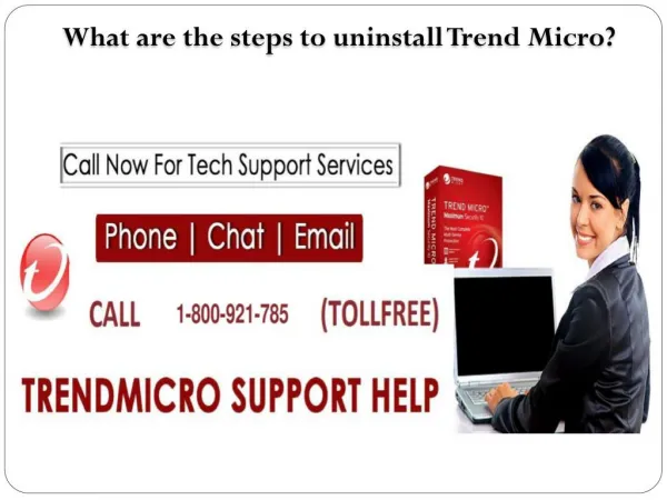 What are the steps to uninstall Trend Micro?