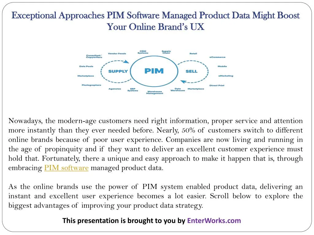 exceptional approaches pim software managed