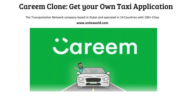 Careem Clone: Launch Your Own Taxi Business