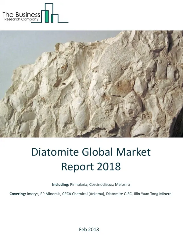 Diatomite Global Market Report 2018