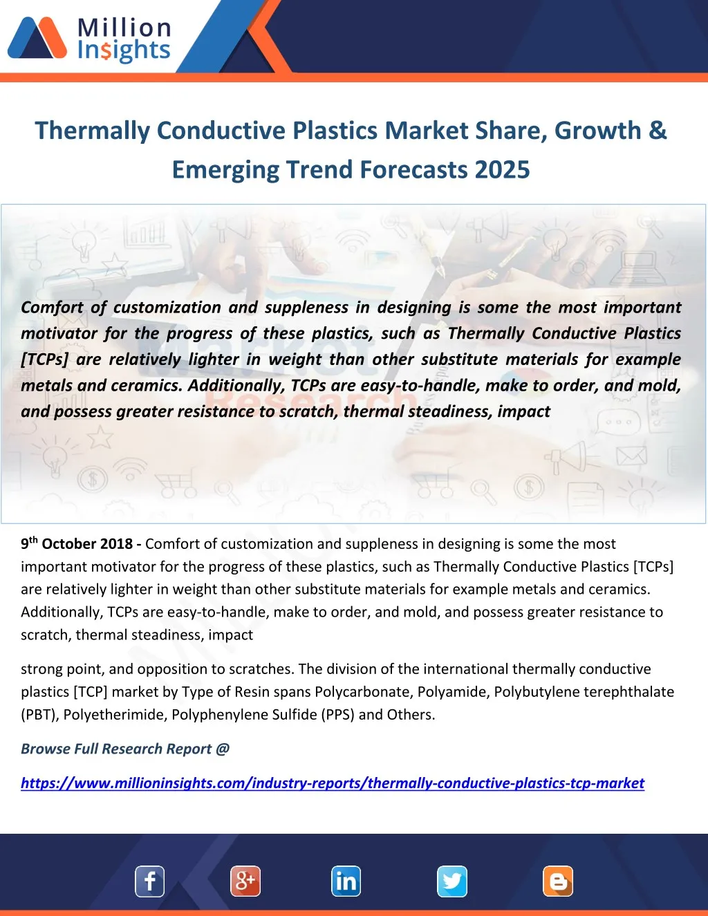 thermally conductive plastics market share growth
