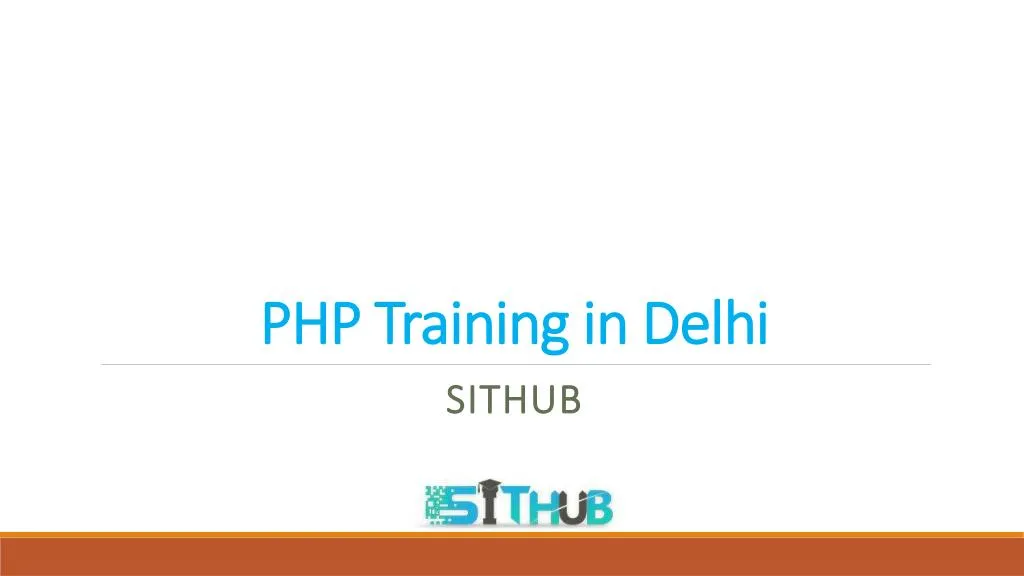 php training in delhi