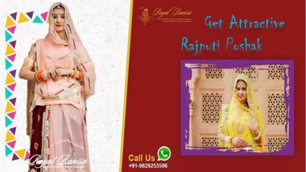 Get Rajput Poshak in Jaipur - Royal Ranisa