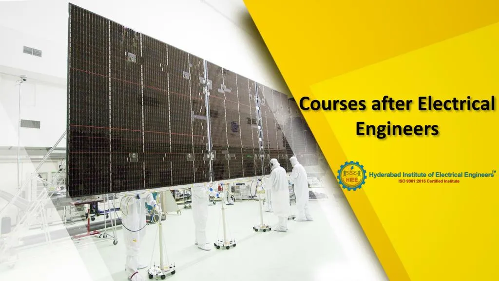 courses after electrical engineers