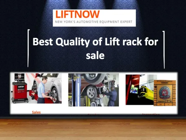 Best Lift Rack For Sale in USA