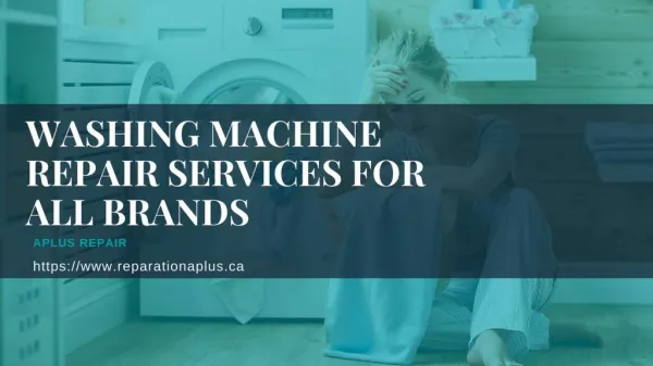 Kenmore Brand Washing Machine Repair Services in Montreal