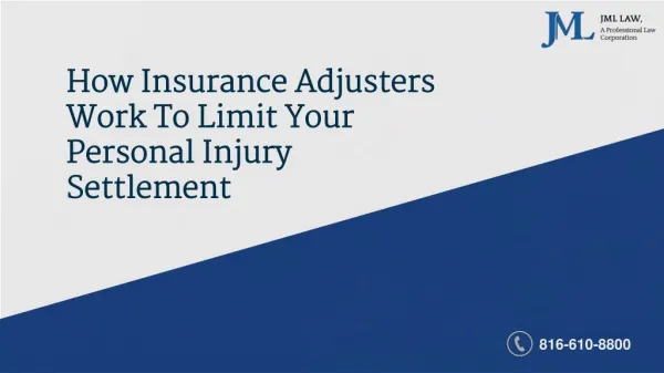 How Insurance Adjusters Work To Limit Your Personal Injury Settlement