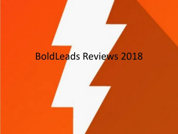 BoldLeads Reviews 2018 by Real Estate Agents