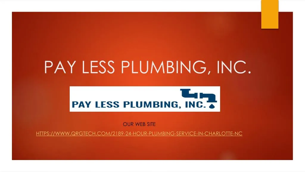 pay less plumbing inc