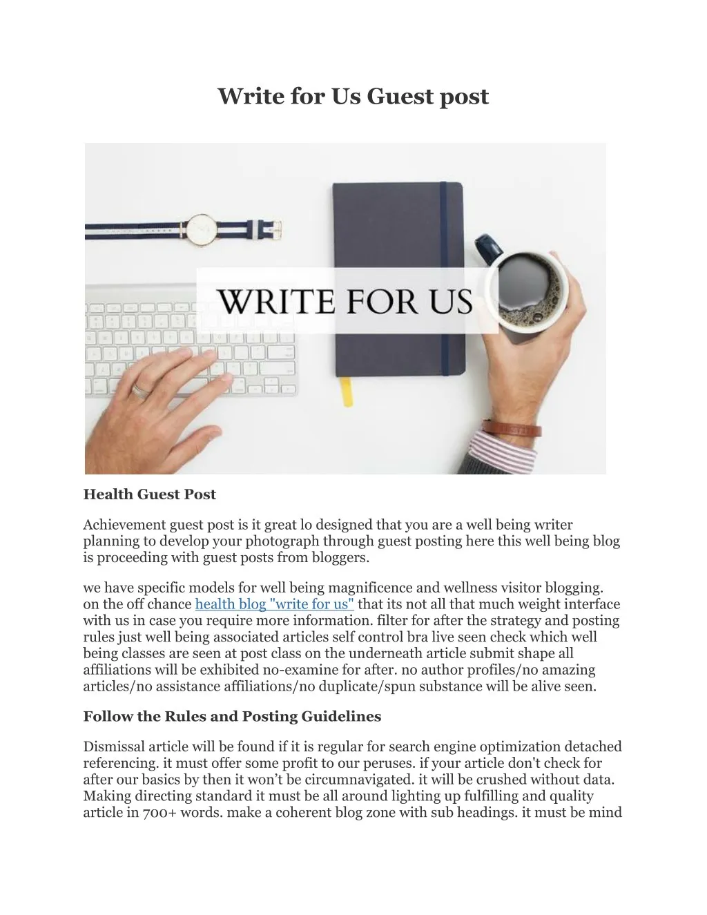 write for us guest post