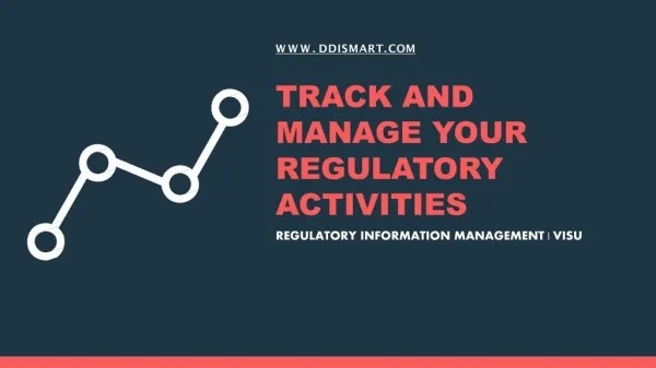 Track and Manage your Regulatory Activities | ViSU