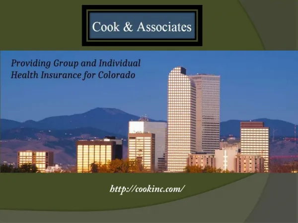 Health Insurance Broker Denver, Cook and Associates