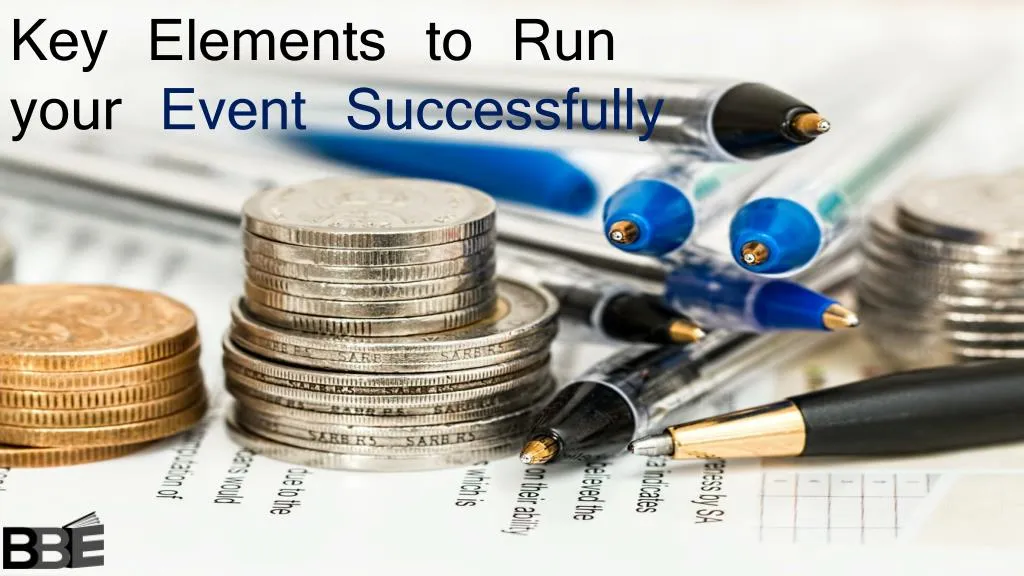 key elements to run your event successfully