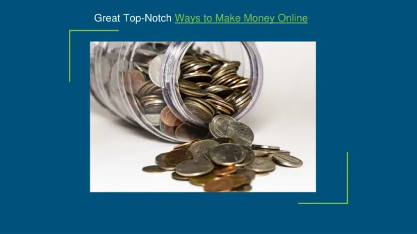 ways to earn money online