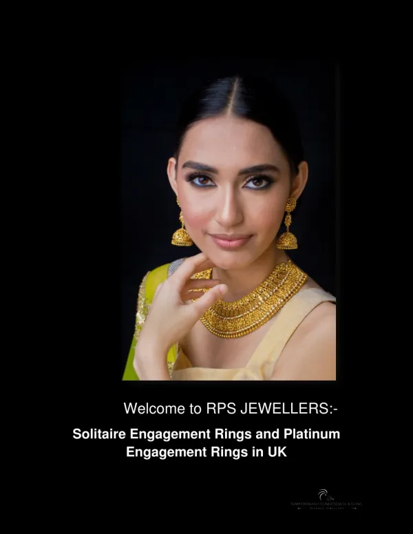 Solitaire Engagement Rings | Platinum Engagement Rings UK - RPS Jewellers