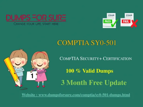CompTIA SY0-501 dumps - Download Latest CompTIA sample questions