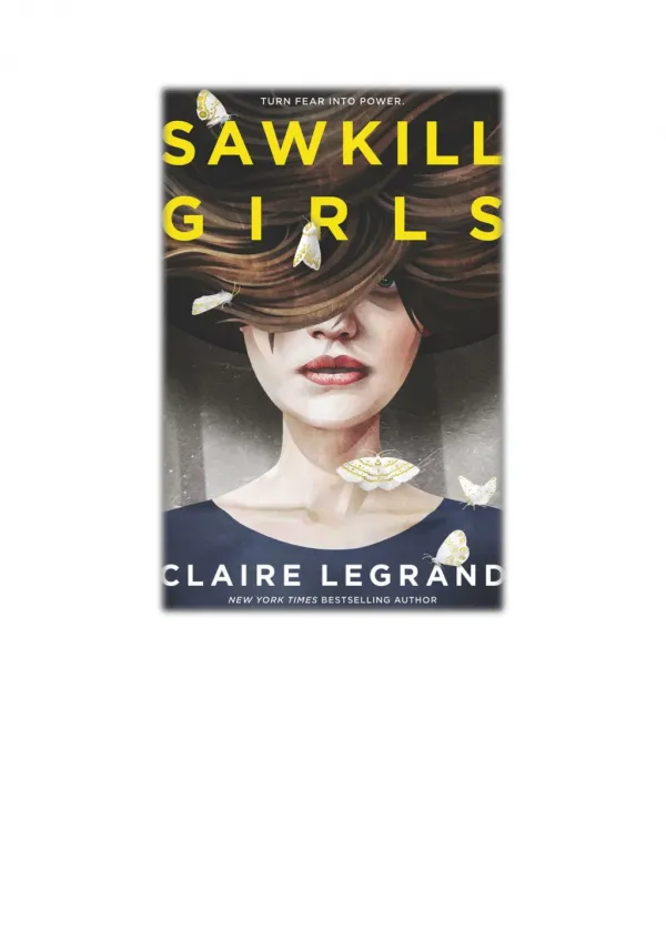 [PDF] Free Download Sawkill Girls By Claire Legrand