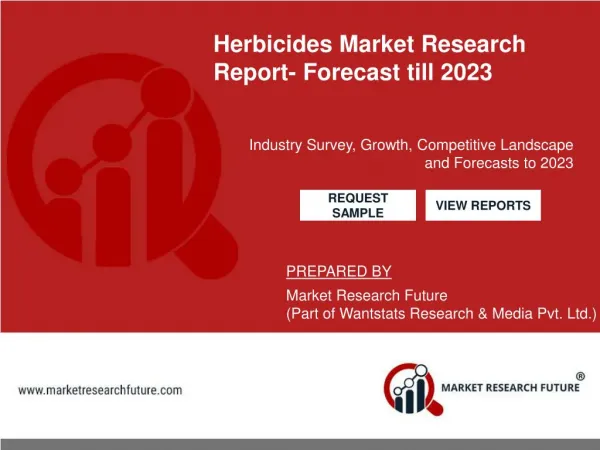 Global Herbicides Market Analysis & Outlook 2018-2023