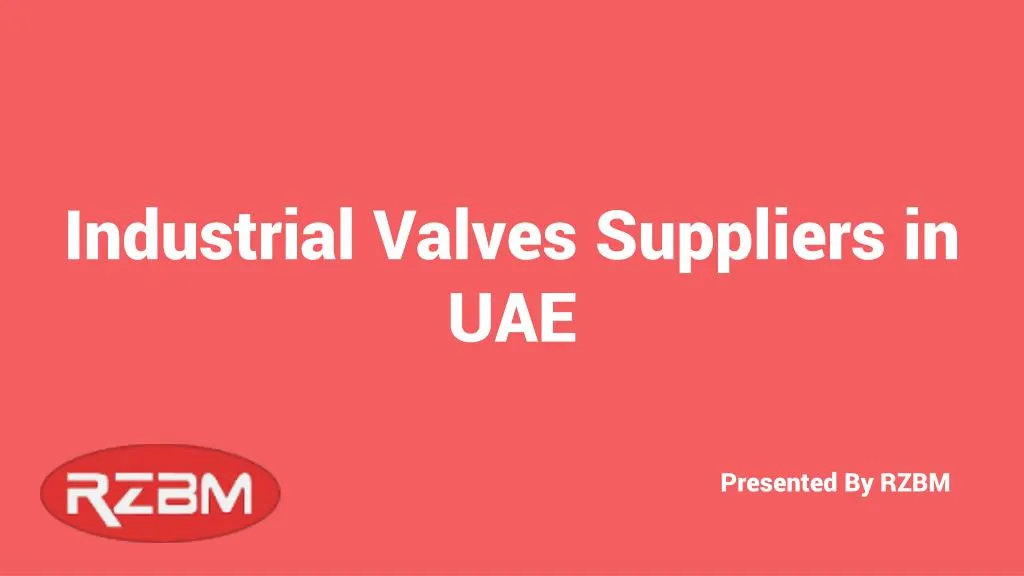 industrial valves suppliers in uae