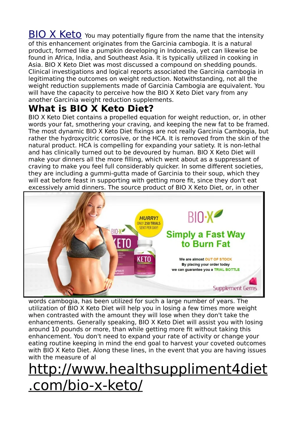 bio x keto you may potentially figure from