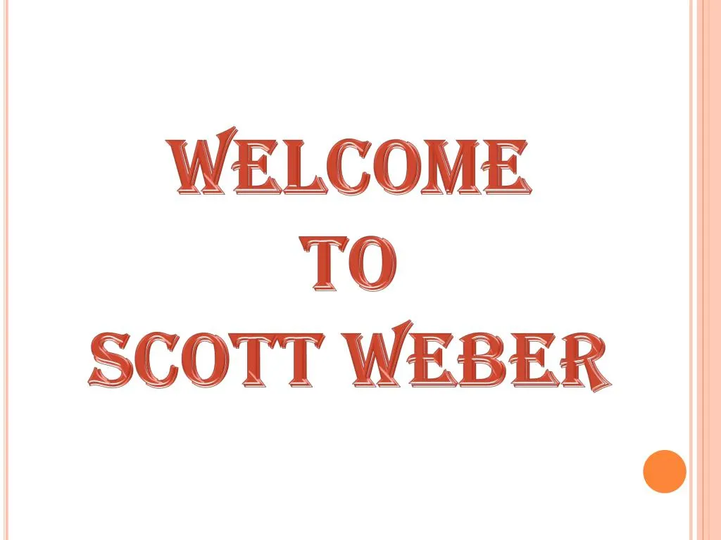 welcome to scott weber