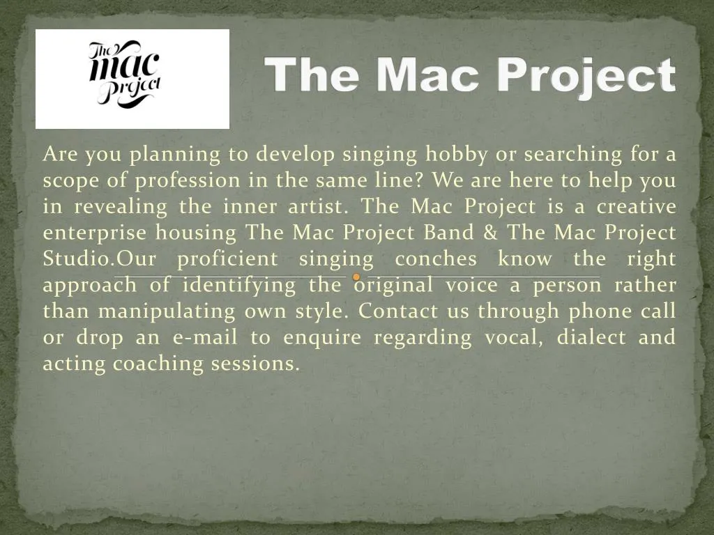 the mac project