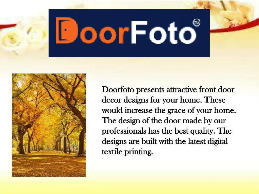 doorfoto presents attractive front door decor