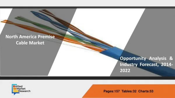North America Premise Cable Market by Type & Application Opportunity Analysis & Industry Forecast For 2014-2022
