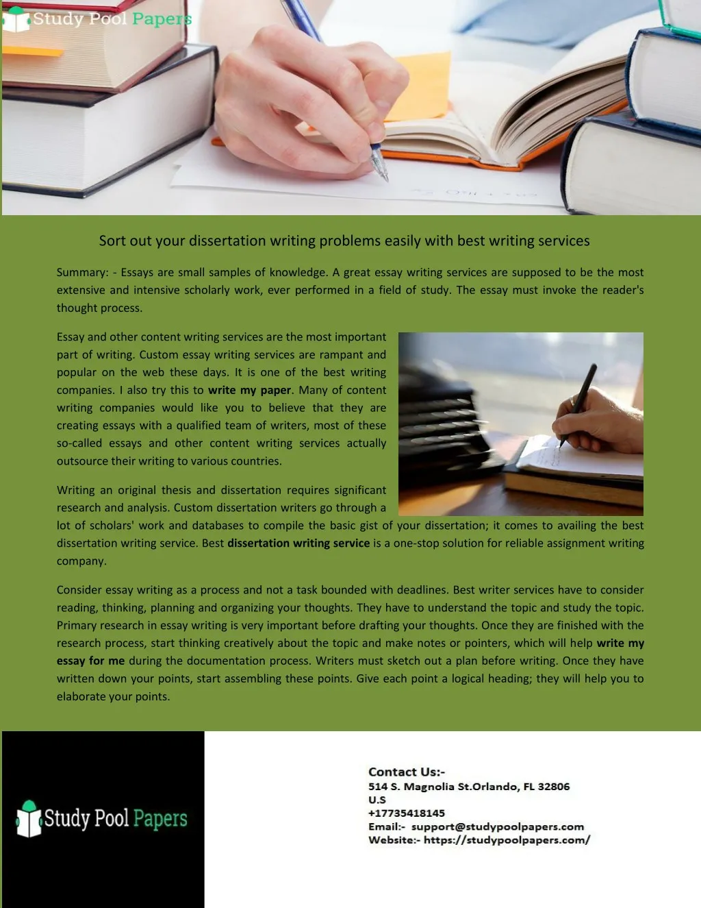 sort out your dissertation writing problems