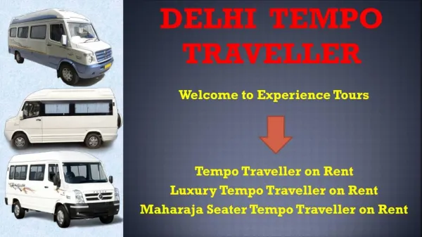 Delhi tempo traveller on rent