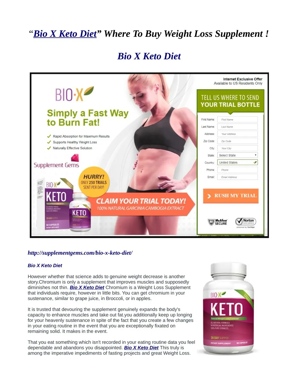 bio x keto diet where to buy weight loss
