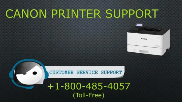 Canon Printer Support Number 1-800-485-4057