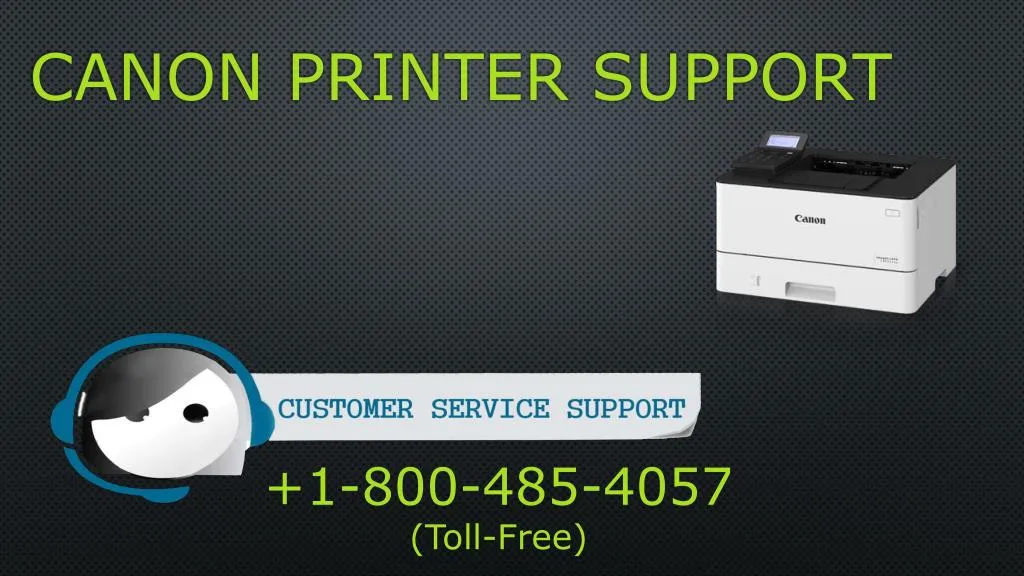 canon printer support