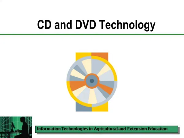 CD and DVD Technology