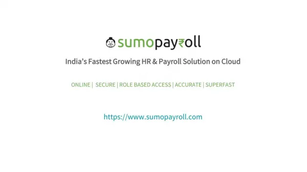 India's Top Leading Online HR and Payroll Management Software FREE