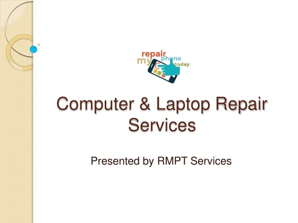 Computer and Laptop Repair Service
